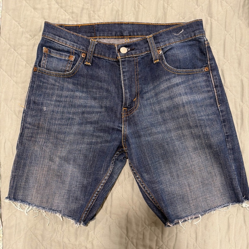 Levi's Blue Denim Cutoff Women's Shorts